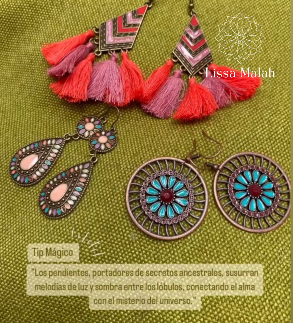 Colección "Boho Fuego" (x par)